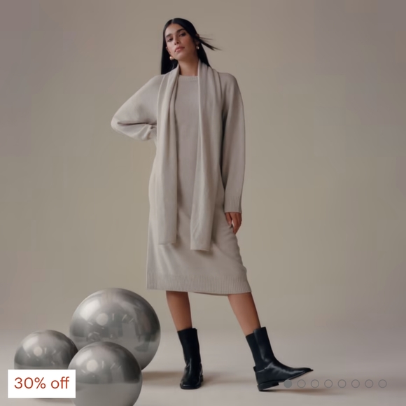 EVERLANE The Cashmere Midi Dress - Picture 4 of 13